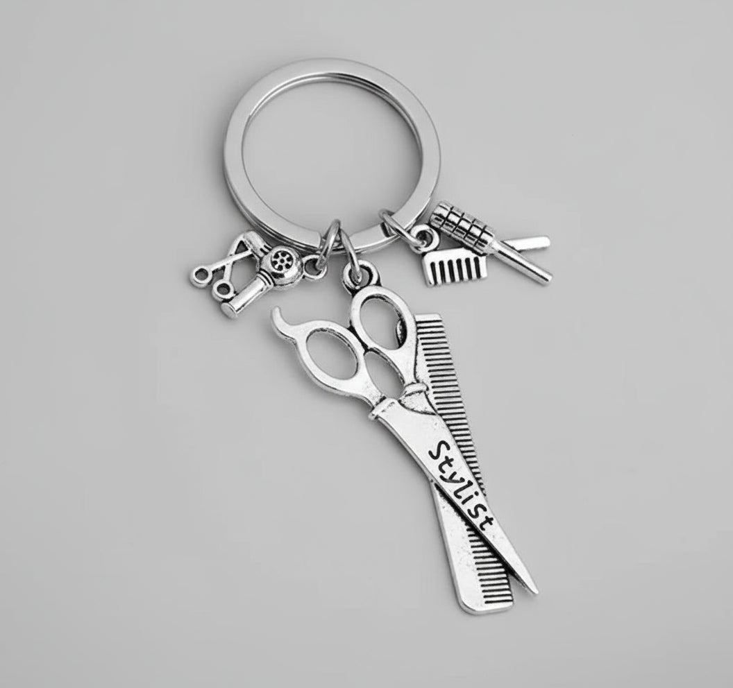 Barber & Stylist Keychain image 0