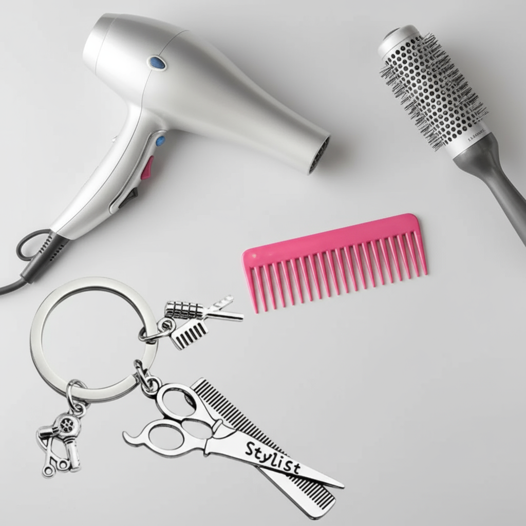 Barber & Stylist Keychain image 1