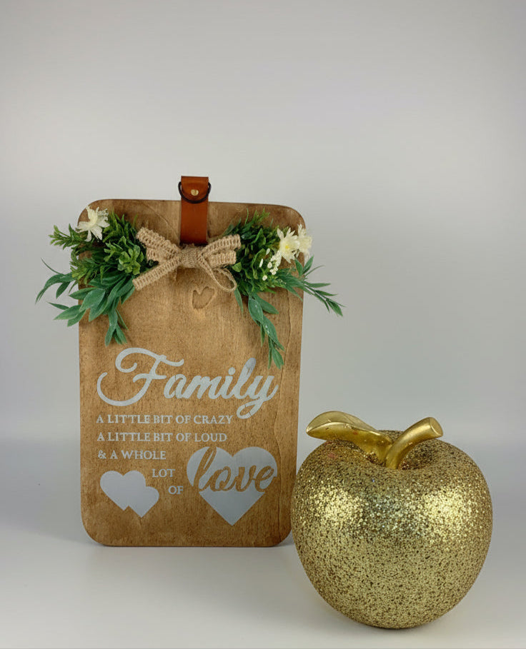 Farmhouse Wood Plaque 8 *12 image 1