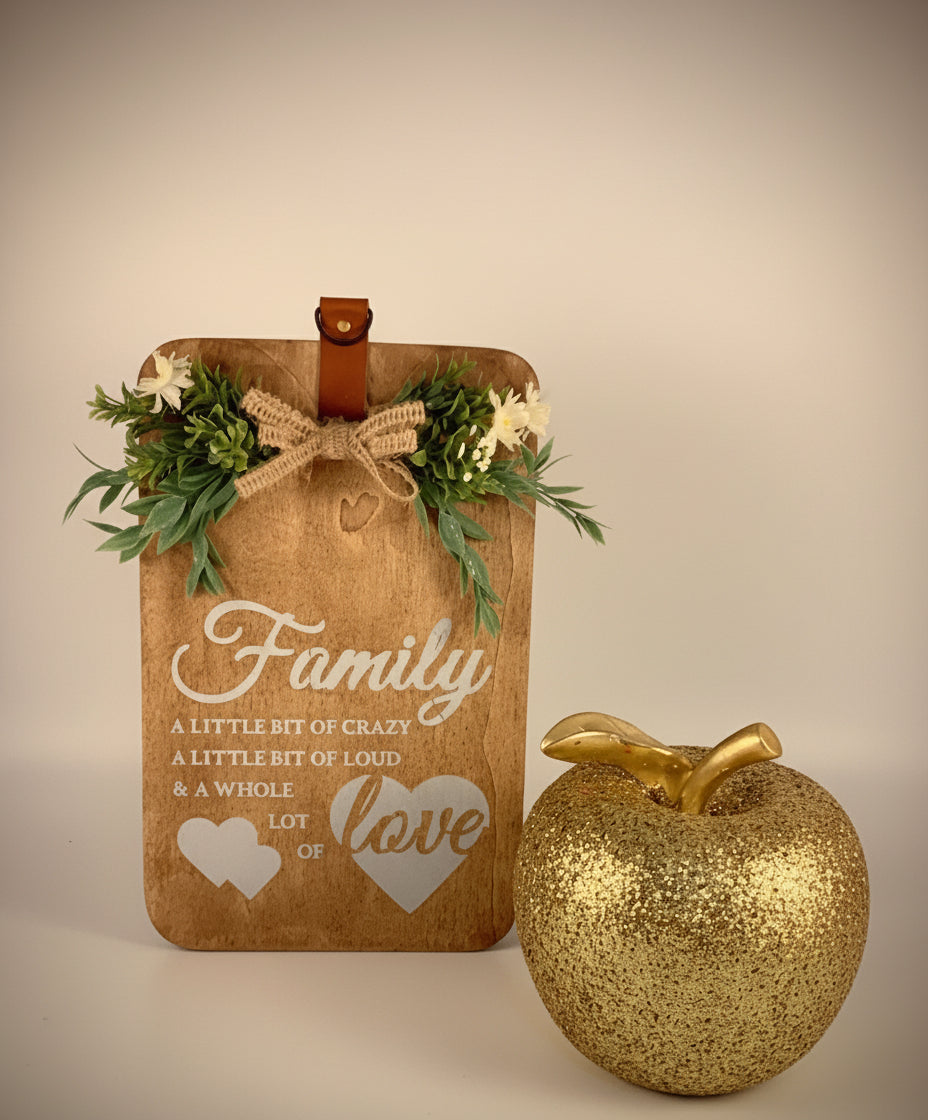 Farmhouse Wood Plaque 8 *12 image 1