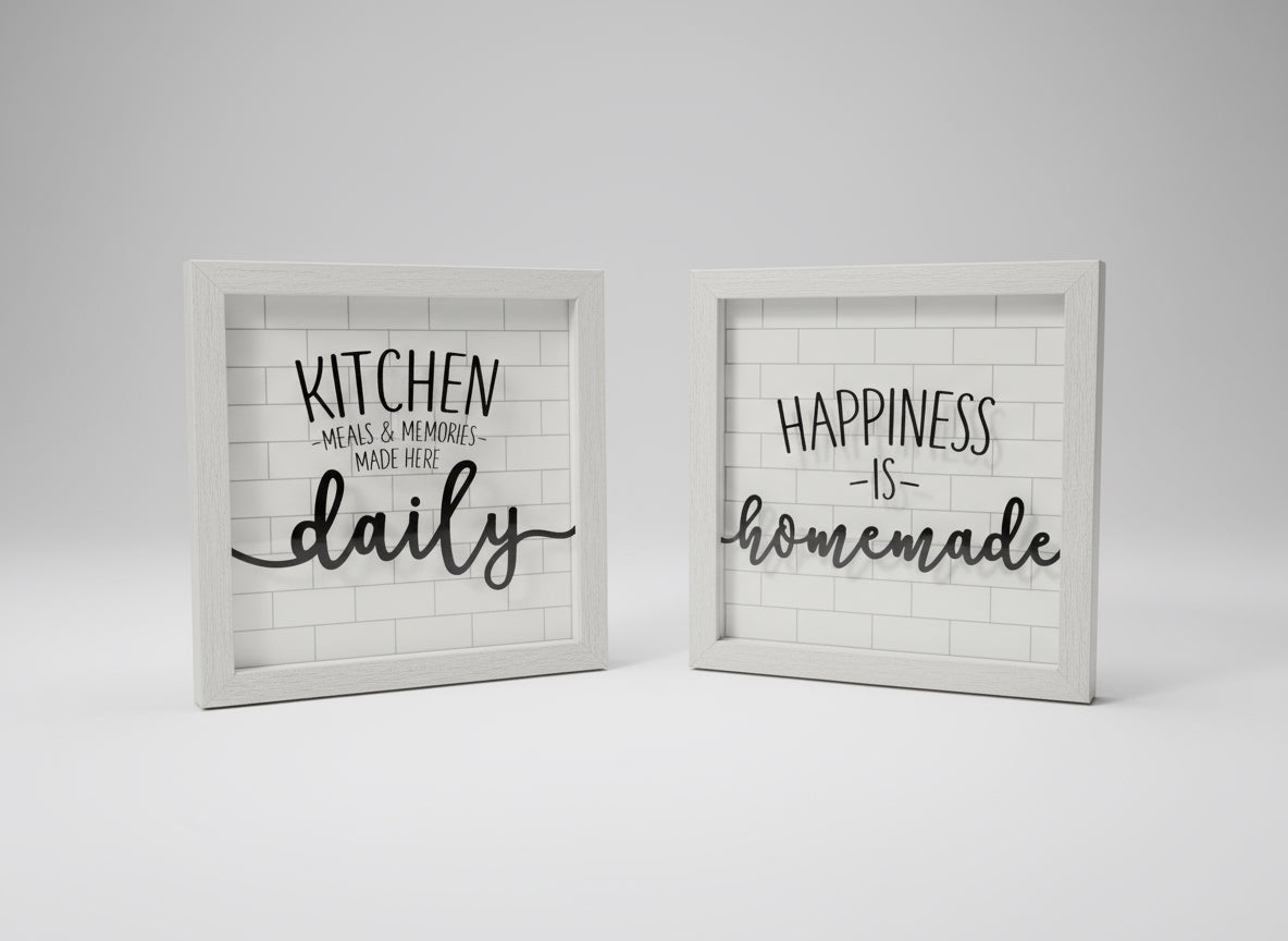 2pc Kitchen Wall Decor image 0