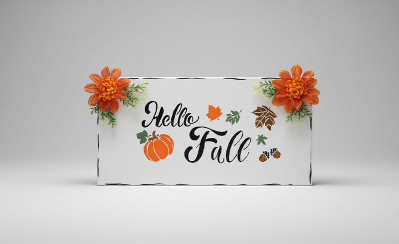 Hello Fall Sign image 0