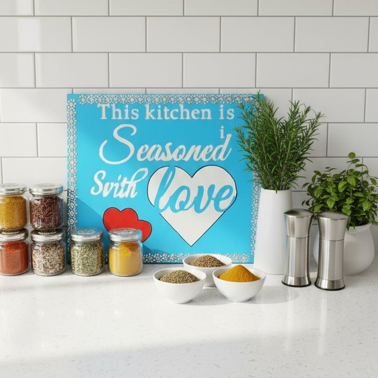 Seasoned Kicthen Canvas 8 * 8 image 0