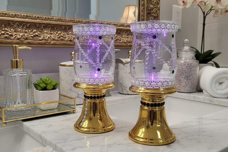 Golden Candle Holders image 2