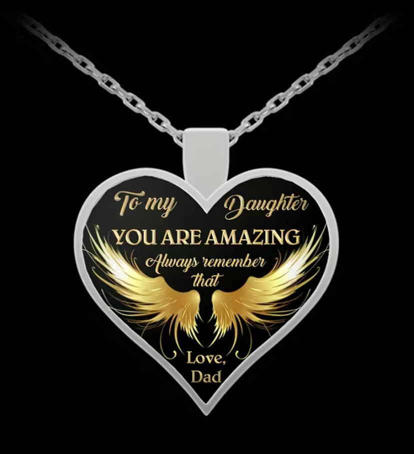To My Daughter Necklace image 1