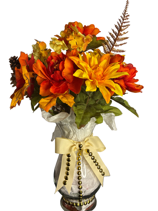 Golden Ember Autumn Arrangement