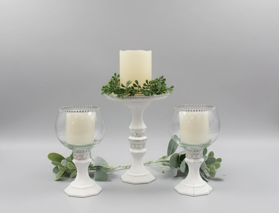 3 - piece Farmhouse Candleholder Set image 0