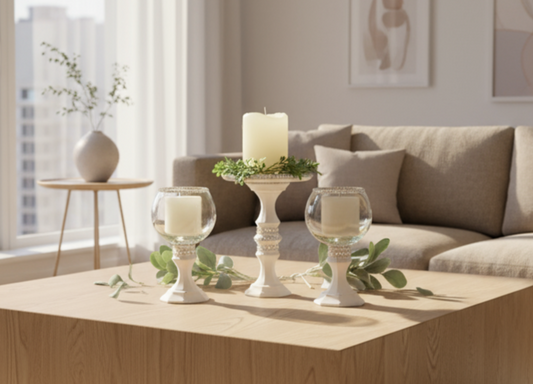 3 - piece Farmhouse Candleholder Set