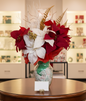 Crimson Grace Holiday Arrangement