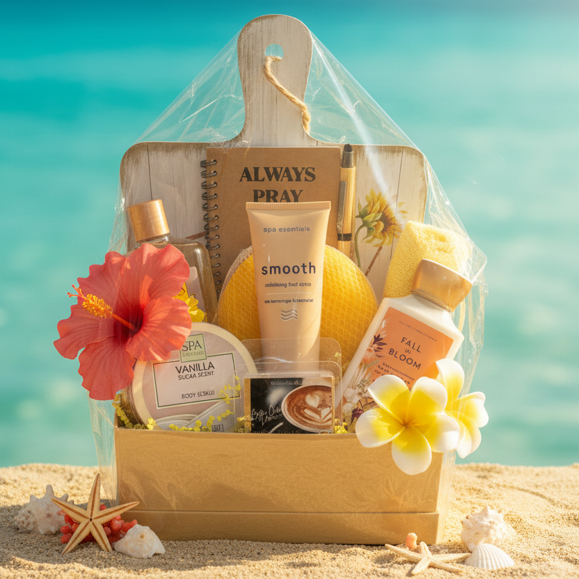 Vanilla Sugar Serenity Spa Basket