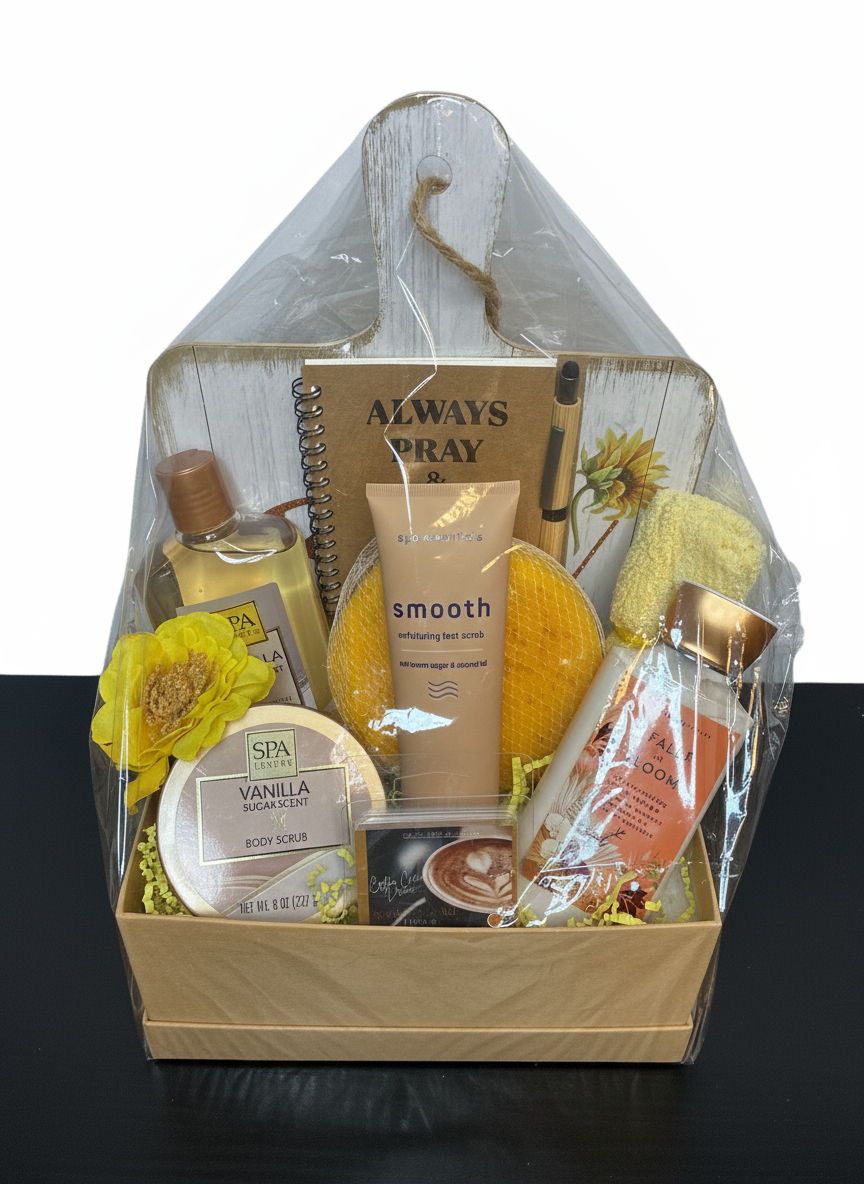 Vanilla Sugar Serenity Spa Basket