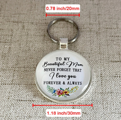 Beautiful Mom Keychain  image 1