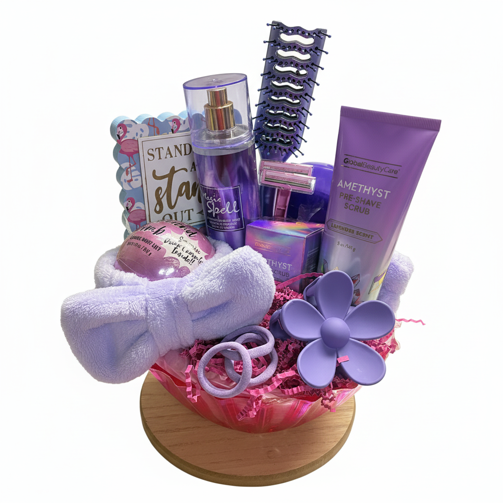 Purple Glow Pamper Set