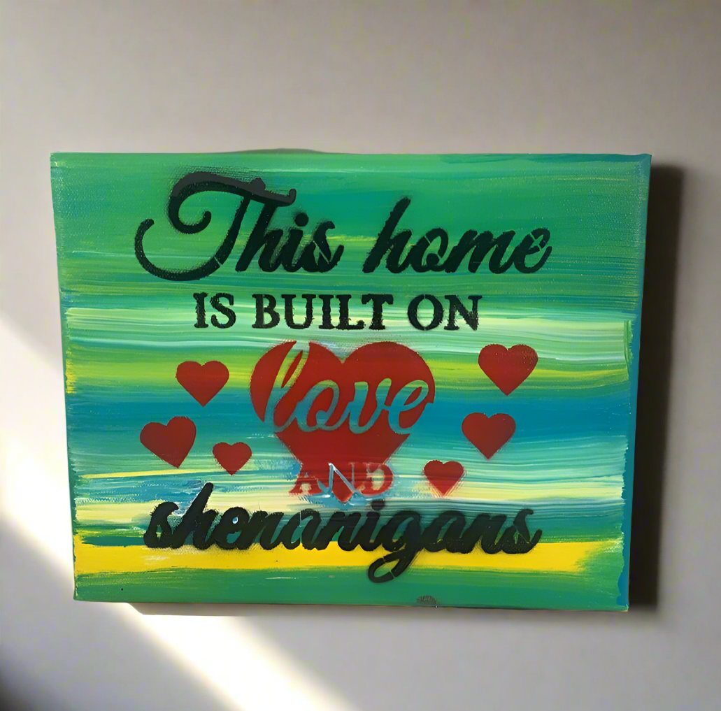 The Shenanigan Square Canvas