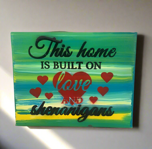 The Shenanigan Square Canvas