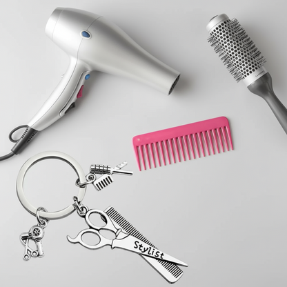 Barber & Stylist  Keychain  image 1