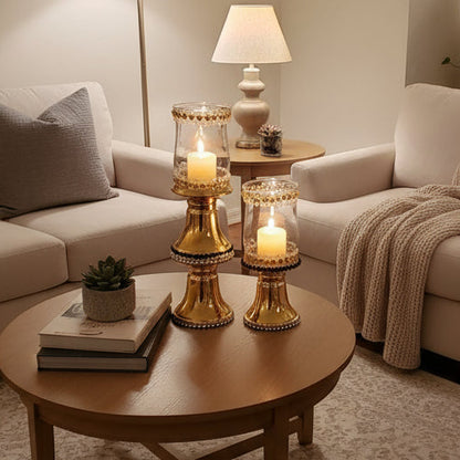 Golden Candle Holders image 0