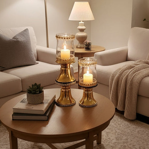 Golden Candle Holders image 0