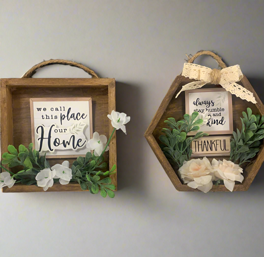 Mini Wood Plaques