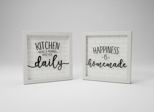 2pc Kitchen Wall  Decor image 0