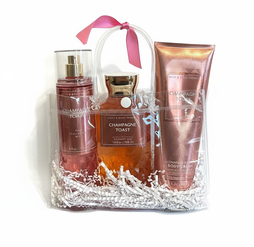 Champagne Glow 5-Piece Tote Set