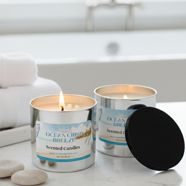 Ocean Crisp Breeze Candle