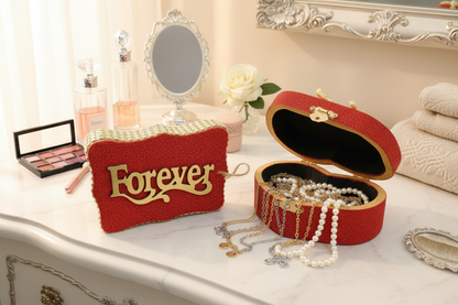 Red & Gold Plaque w/Box