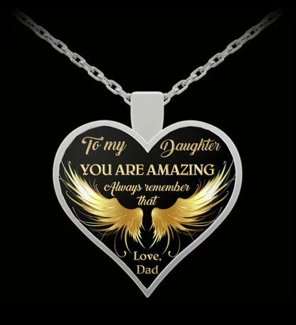 To My Daughter Necklace  image 1