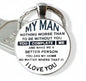 To My Man Keychain  image 0
