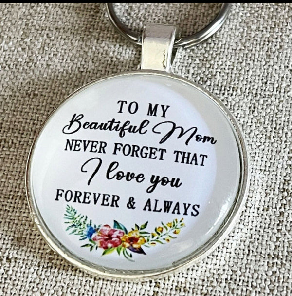 Beautiful Mom Keychain  image 0